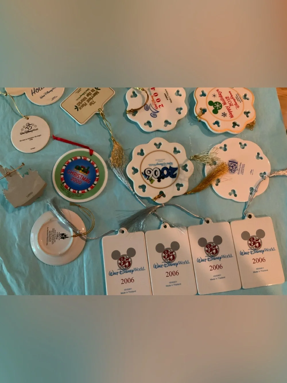 Vintage Disney Chritmas Ornaments Bundle 24pc